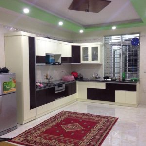 Thi công tủ bếp nhựa Hải Phòng, mẫu tủ bếp nhựa uy tín và chất lượng
