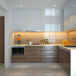Tủ bếp Hải Phòng – Tủ bếp laminate Hiện đại