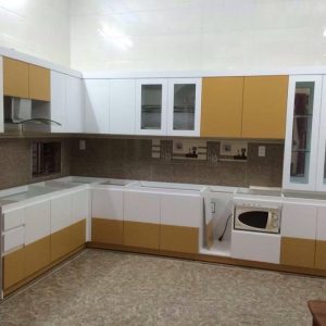 Tủ bếp nhựa Cát Bà, mẫu tủ bếp nhựa đẹp tại Hải Phòng