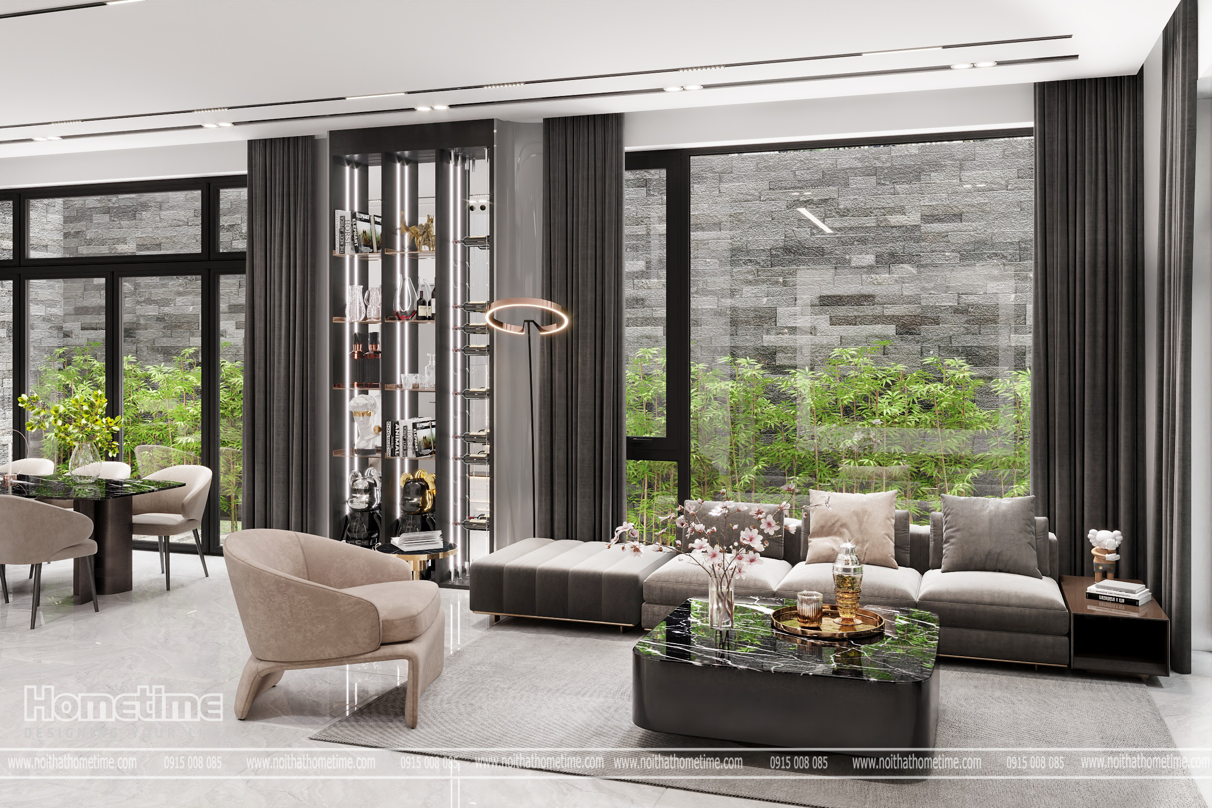Bộ sofa sang trọng nhà chị Thúy