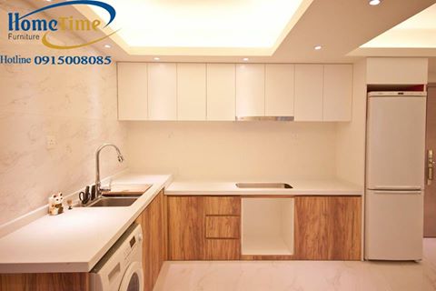 Thi công tủ bếp laminate Hải Phòng, mẫu tủ bếp nhựa đẹp