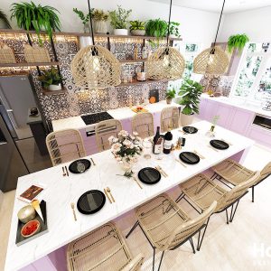 Tủ bếp cá tính – Chị Vân – Lũng Đông