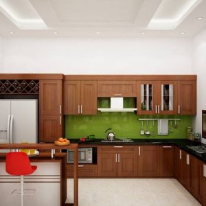 Tủ bếp gỗ hiện đại Hải Phòng – TG106