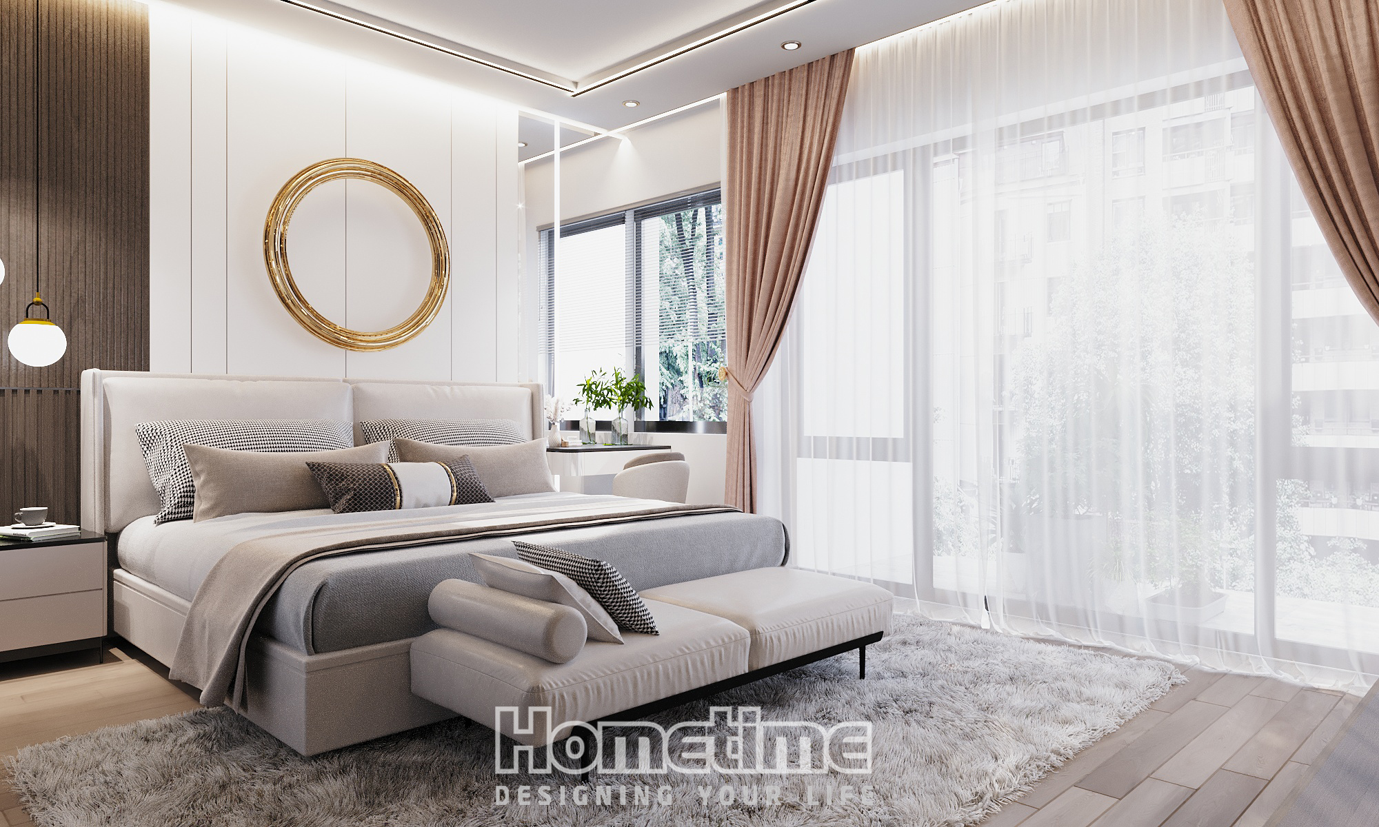 Màu sắc phòng ngủ hợp với người mệnh Kim