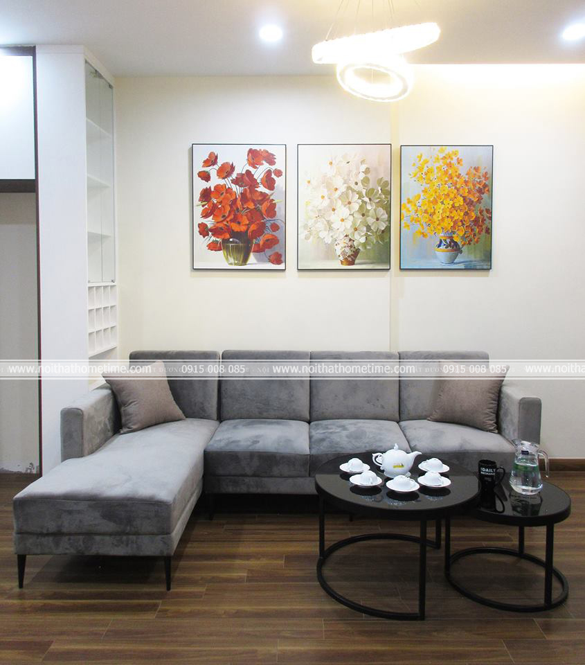 Bộ ghế sofa tủ rượu và bàn uống nước