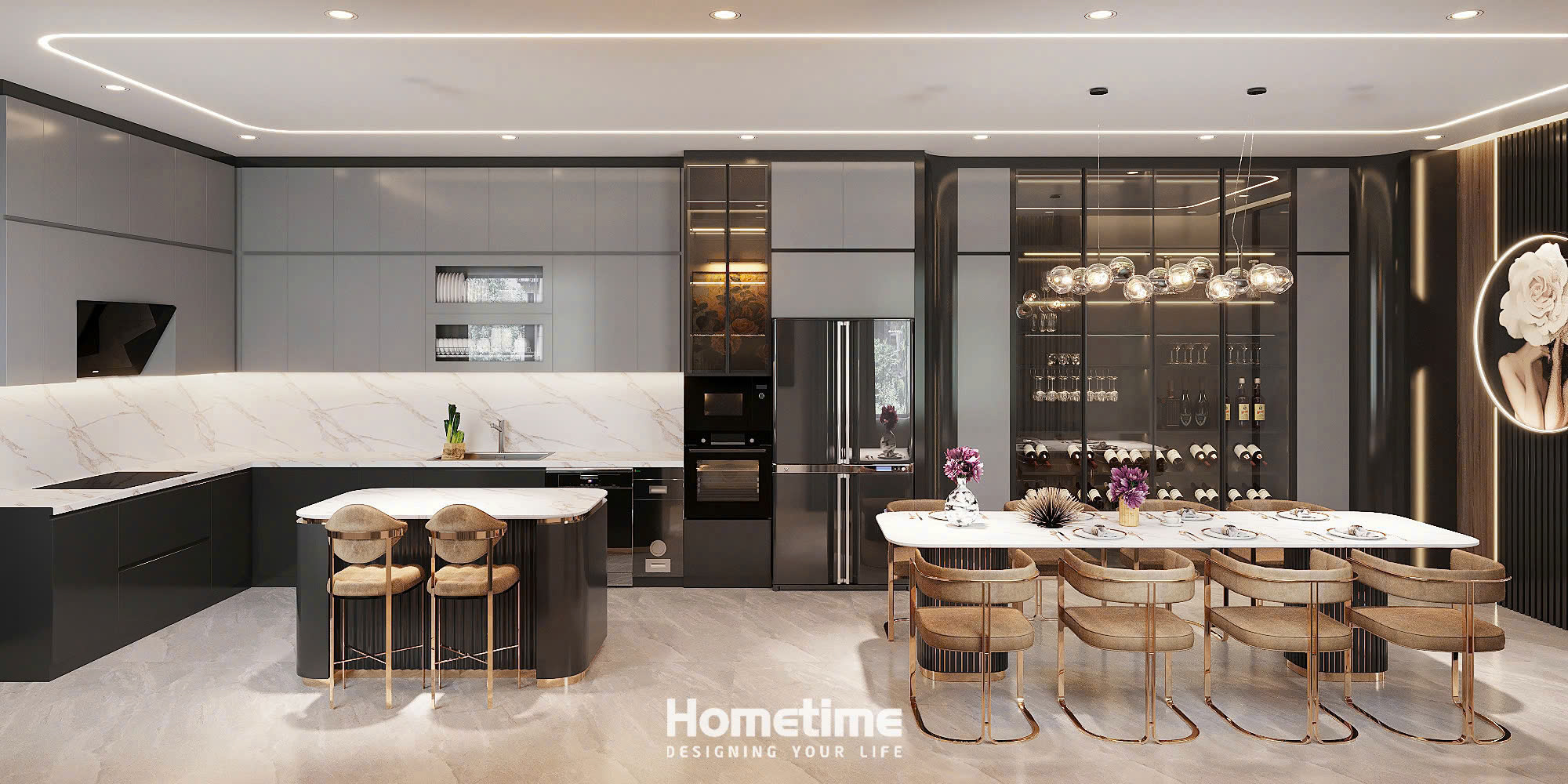 Xu hướng thiết kế nội thất Hải Phòng- Phong cách Luxury