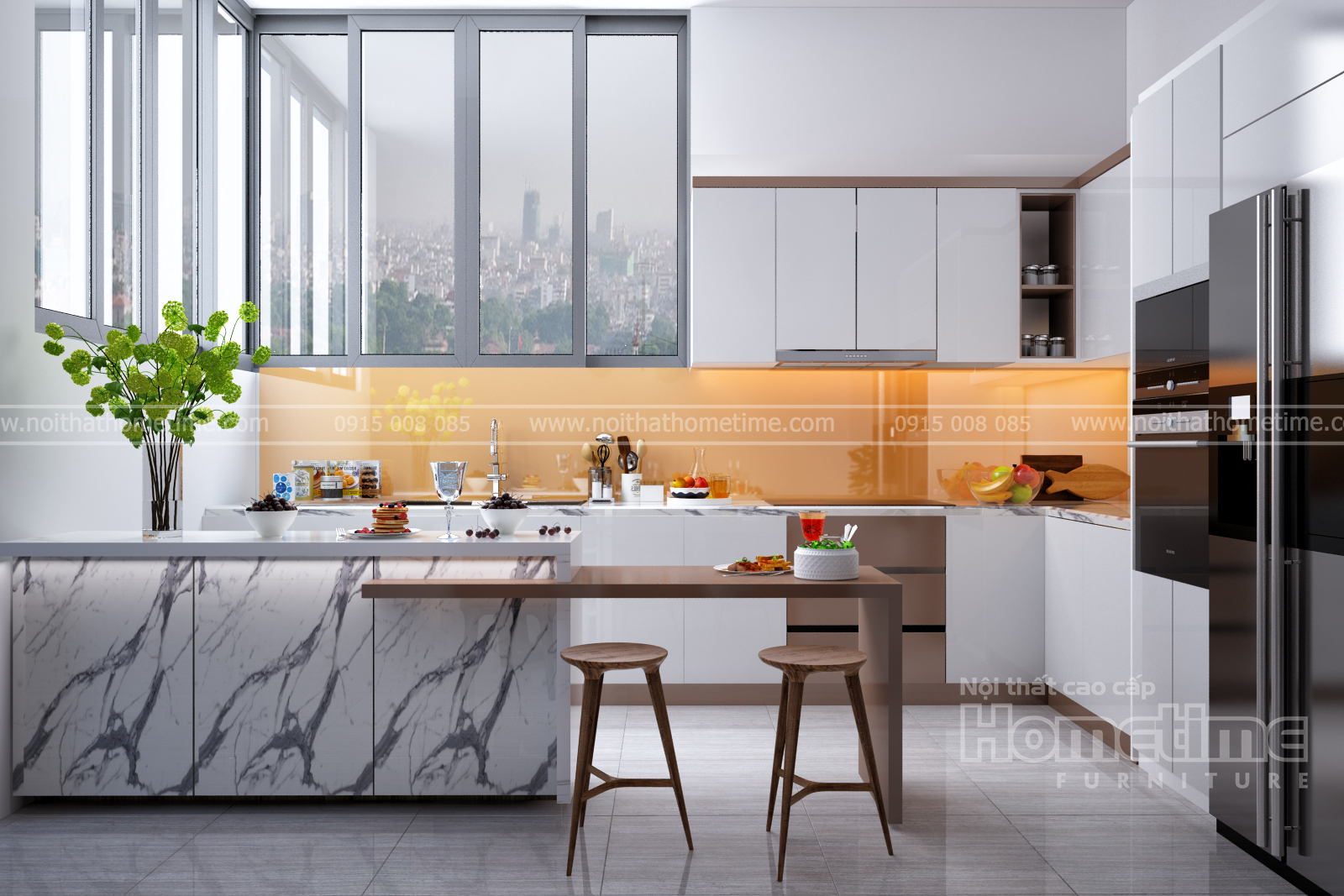 Tủ bếp Thái Bình Báo giá tủ bếp nhựa