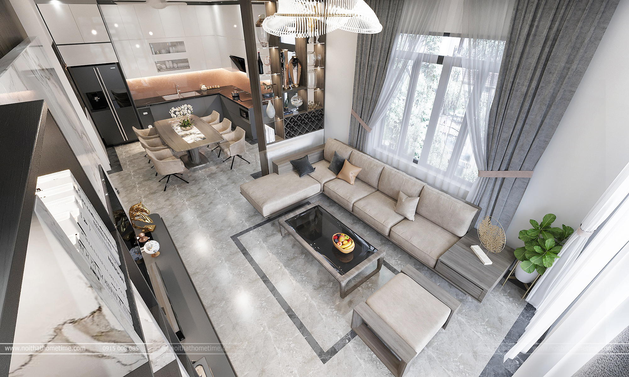 Một chiếc sofa siêu sang trọng