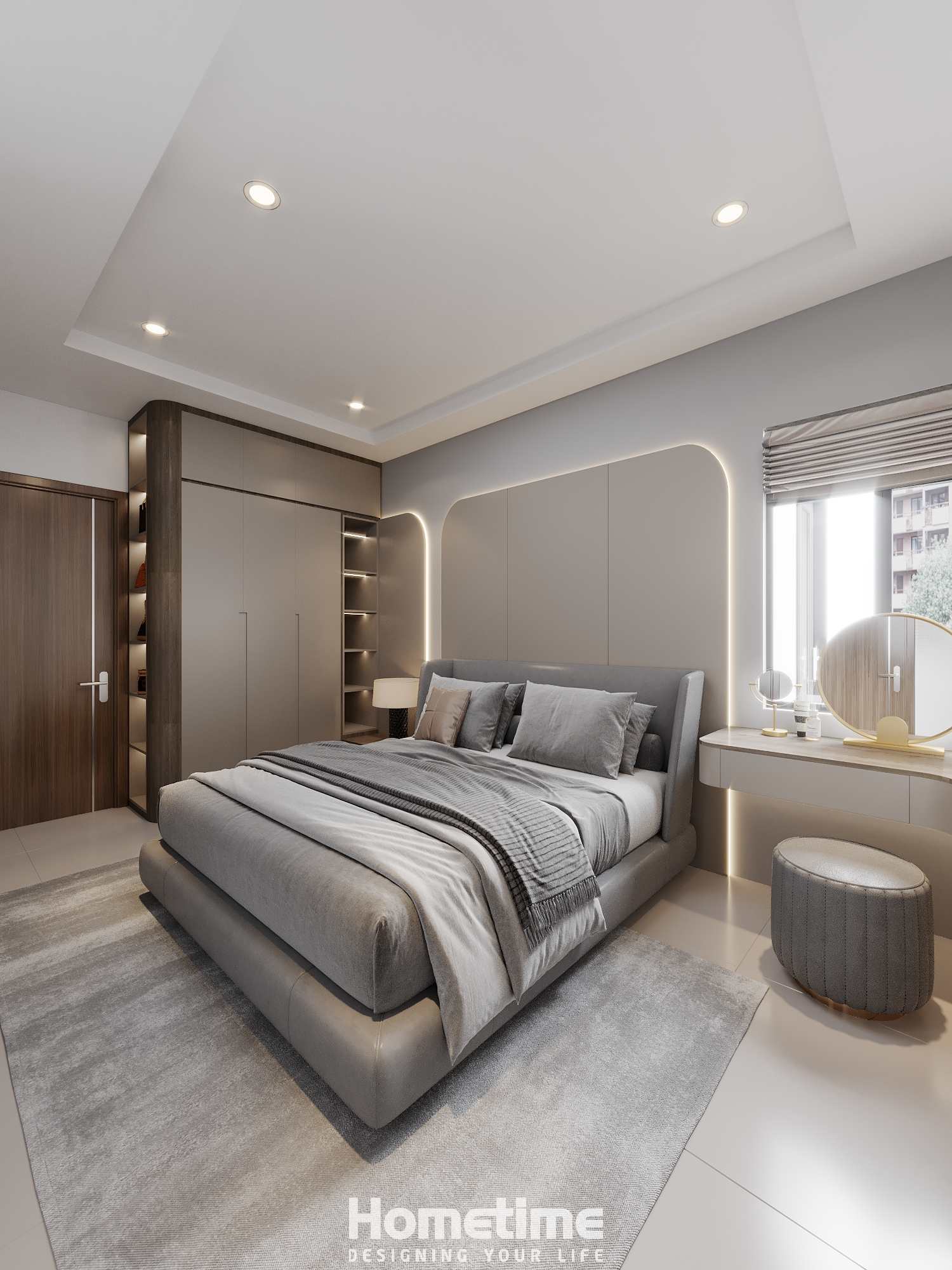 Nội thất chung cư 67m2- Thiết kế phòng ngủ