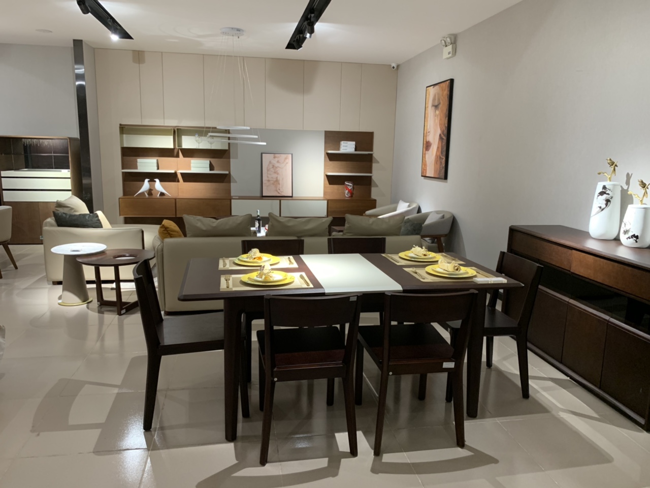 bàn ăn nhập khẩu CY1805A