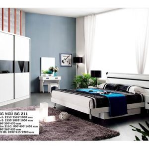 Giường ngủ đẹp tại Hải Phòng – Bộ phòng ngủ đẹp GNK211