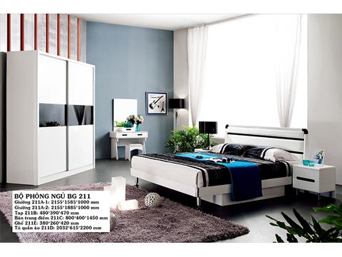 Giường ngủ đẹp tại Hải Phòng – Bộ phòng ngủ đẹp GNK211