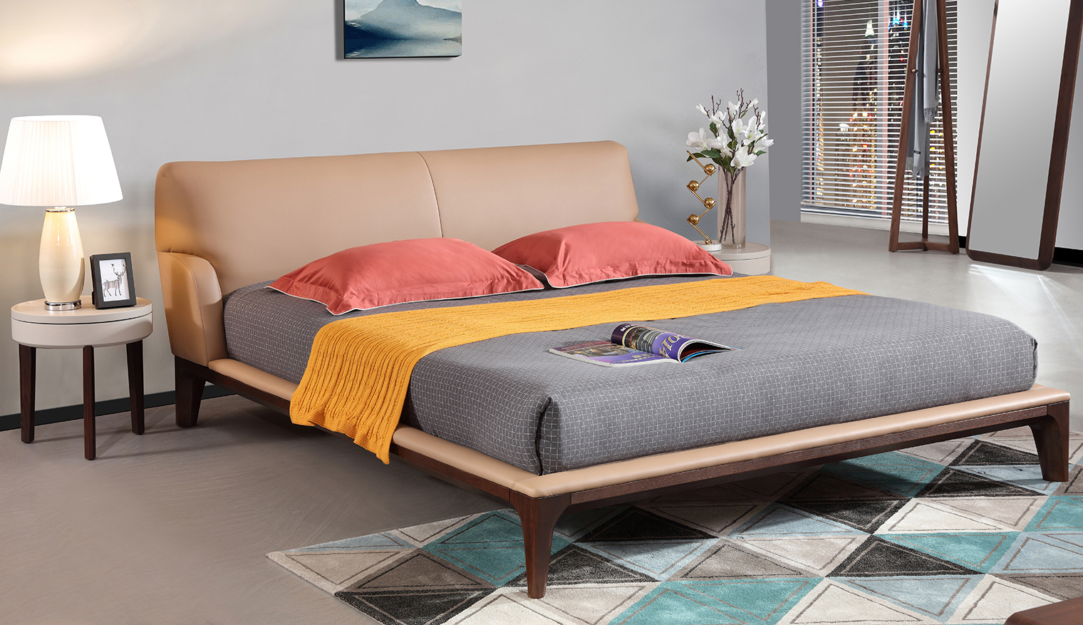 Giường ngủ đẹp hiện đại sang trọng -  Nội thất Hải Phòng GNK1803