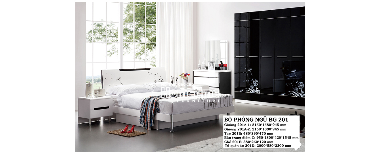 giuong-ngu-hai-phong-201-2 Giường ngủ hiện đại Hải Phòng - Bộ phòng ngủ đẹp GNK201