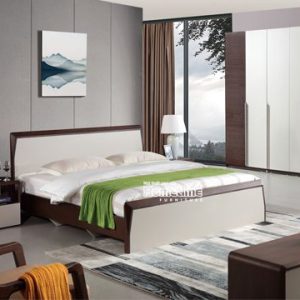 Giường ngủ nhập khẩu cao cấp Hải Phòng, giường ngủ GNK1807