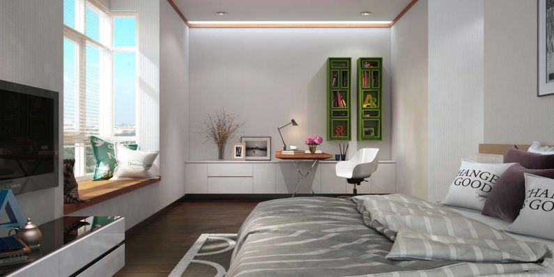 mẫu nội thất phòng ngủ hiện đại 004