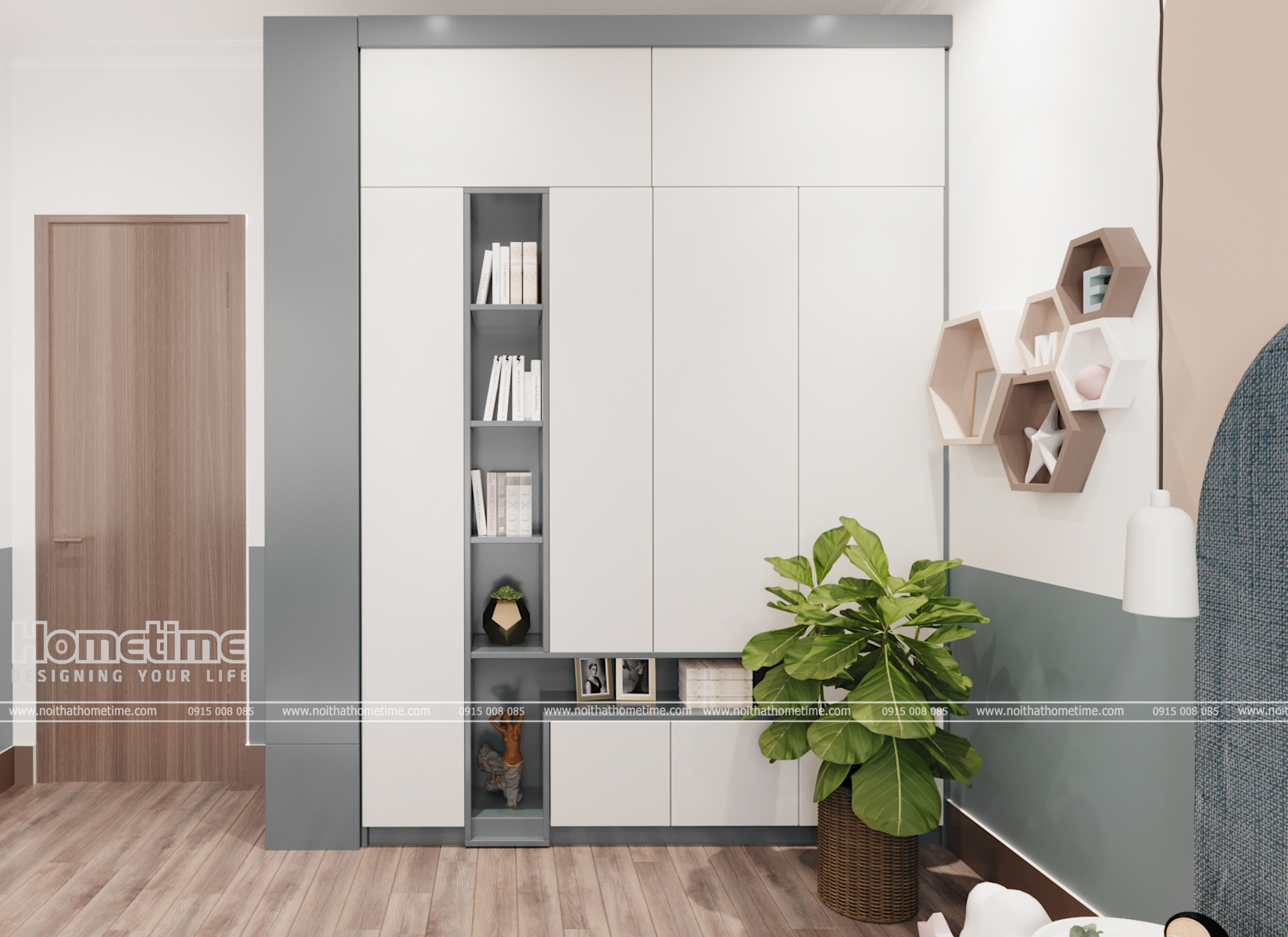 Mẫu tủ quần áo có thiết kế thông minh