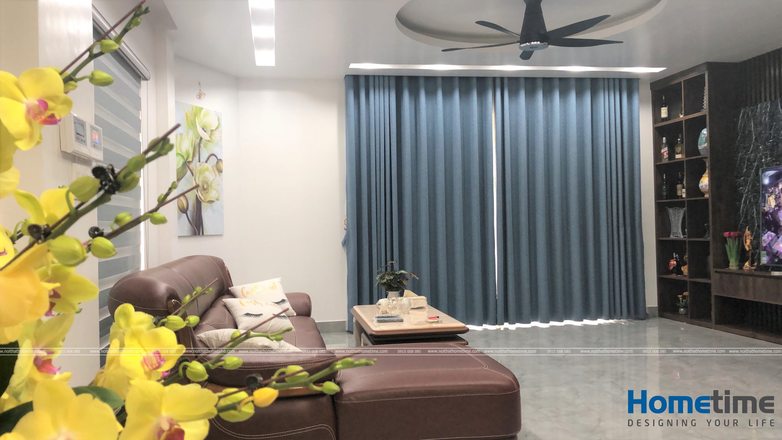 Sự thoáng rộng của căn phòng từ chiếc ô cửa sổ lớn