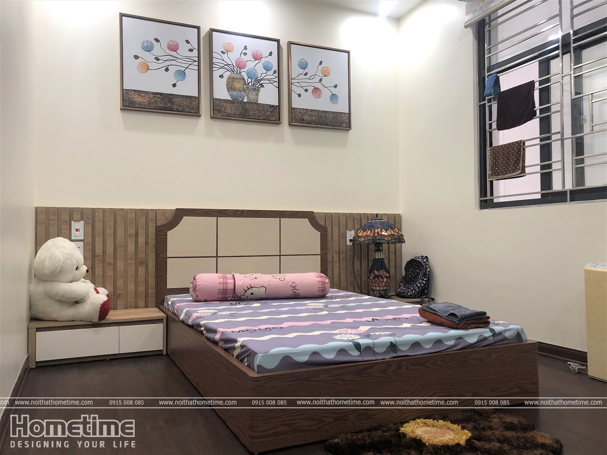 Thiết kế nội thất phòng ngủ theo phong cách dễ thương