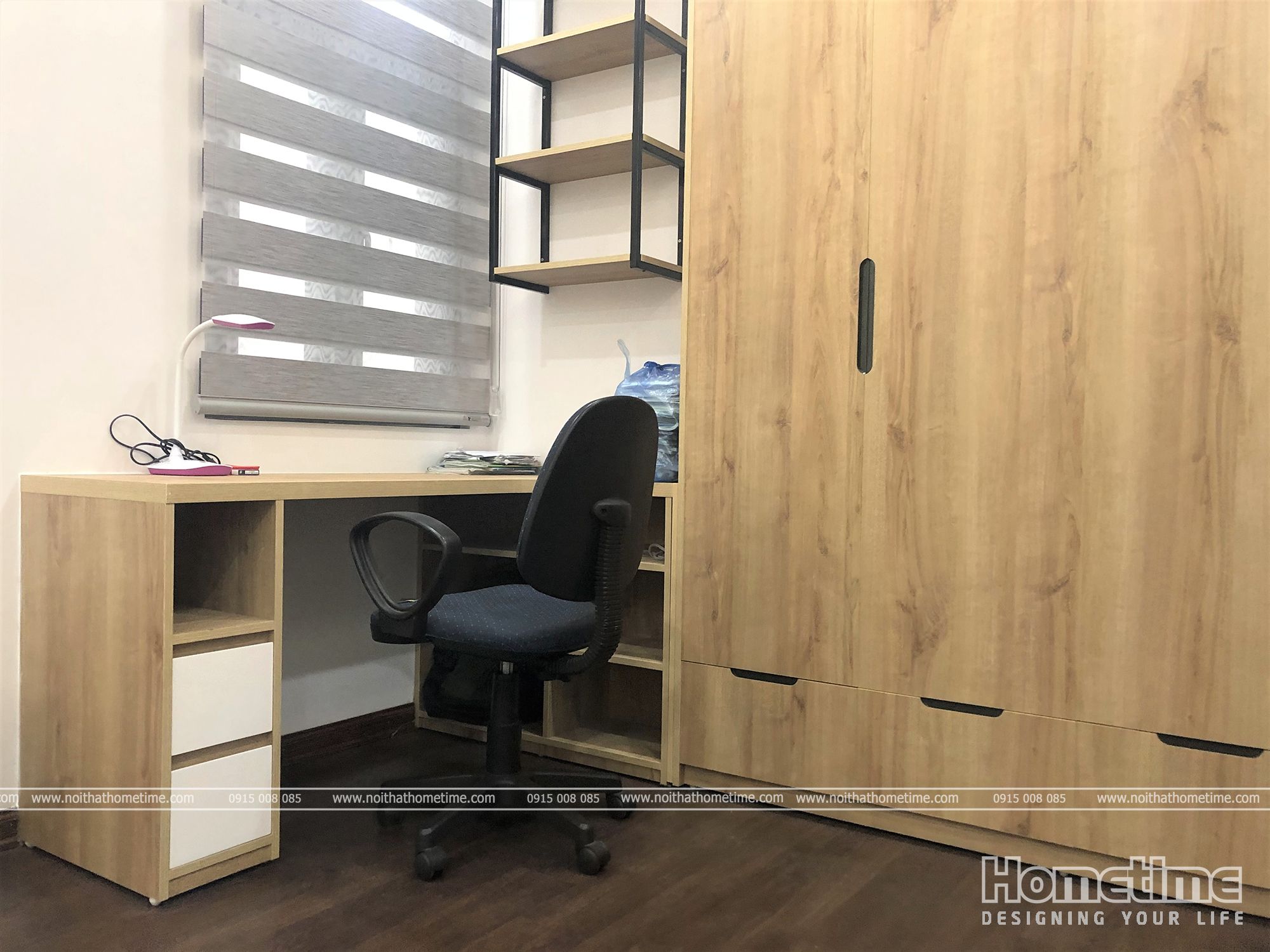 Khu vực học nhỏ gọn mà thuận tiện khi sử dụng