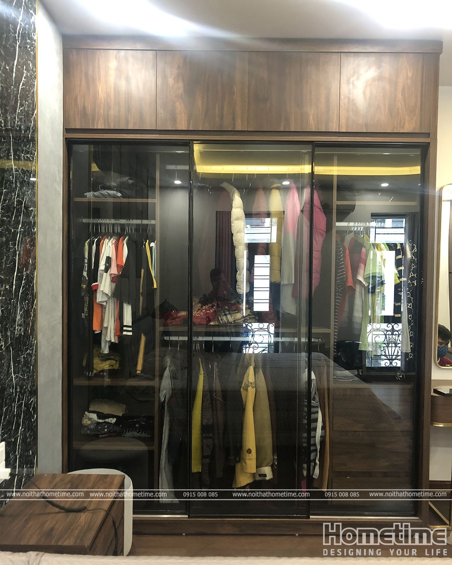 Tủ quần áo làm từ dòng gỗ cao cấp