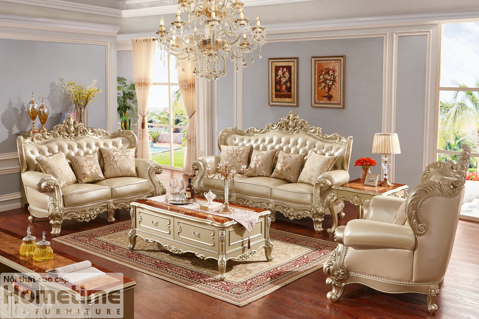 Sofa tân cổ điển 931SF