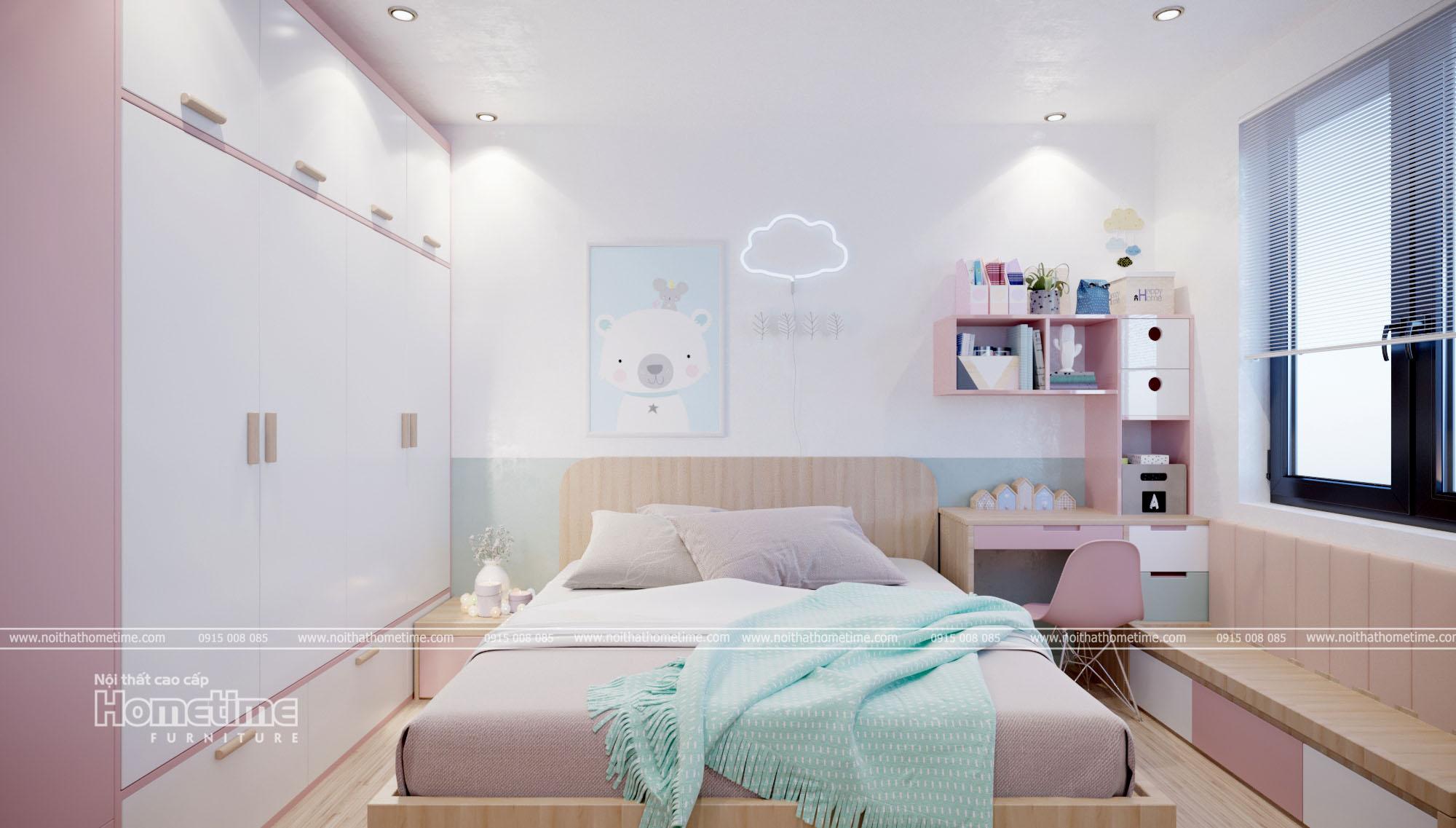Chiếc giường ngủ nhỏ nhắn xinh xinh
