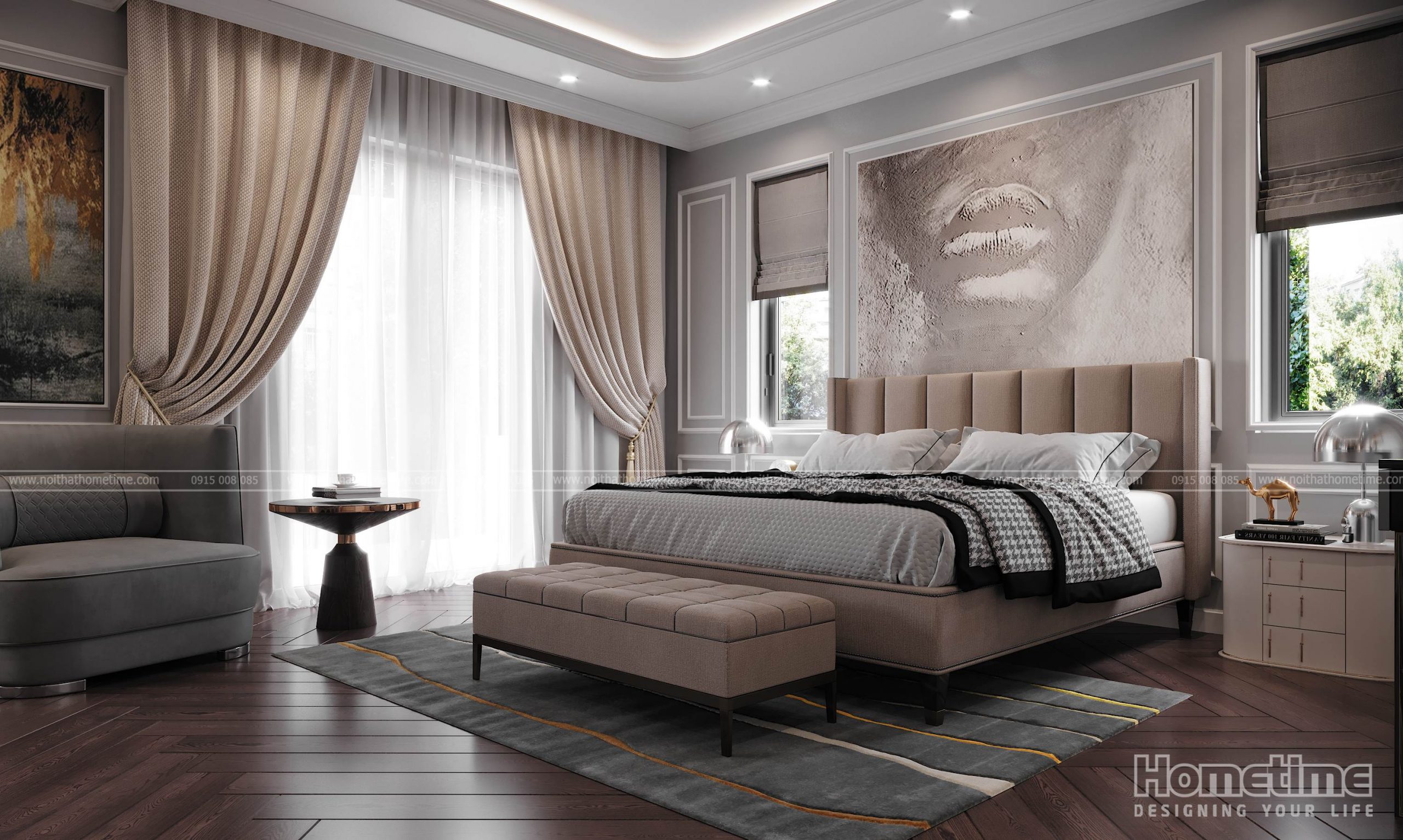 Mẫu giường ngủ chất lượng bền đẹp