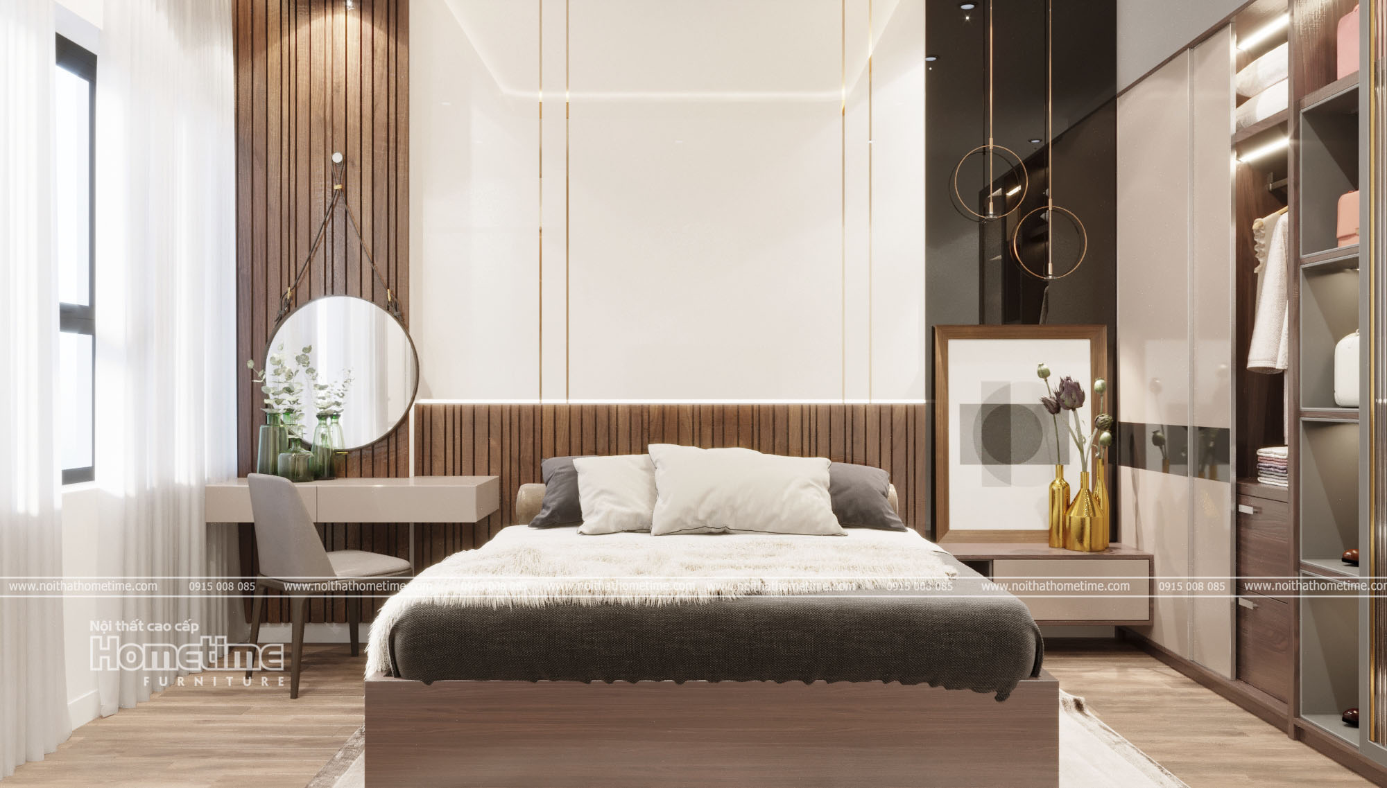 Hình ảnh tổng quan về chiếc phòng ngủ