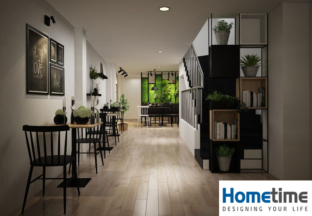 Toàn cảnh quán cafe đọc sách hiện đại