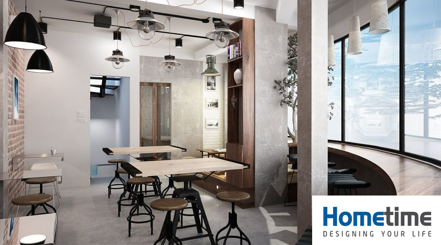 Thiết kế quán cafe với phong cách hiện đại