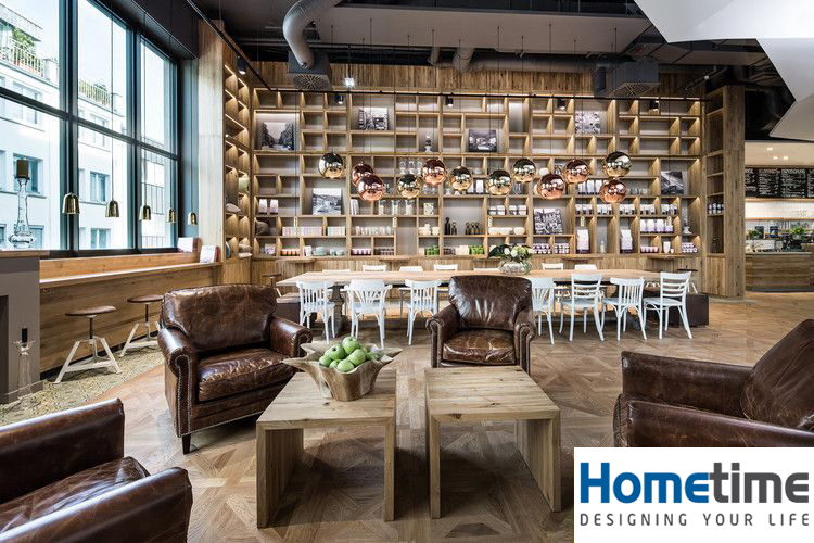 Không gian quán cafe đọc sách tầng 2 sang trọng