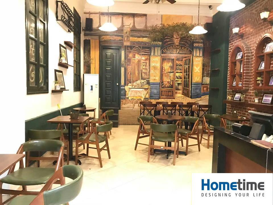 Một góc không gian quán cafe sang trọng