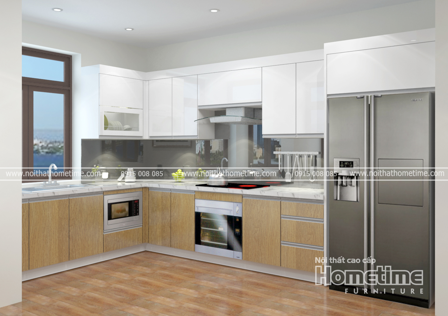 tủ bếp laminate tại Thái Bình