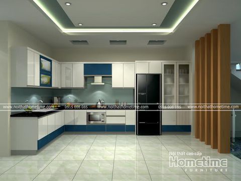 Tủ bếp nhựa Hải Phòng, tủ bếp phong cách sang trọng