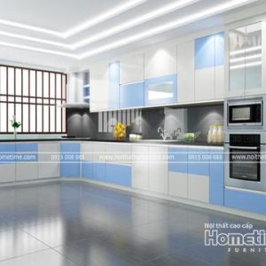 Tủ bếp nhựa Hải Phòng, mẫu tủ bếp đẹp