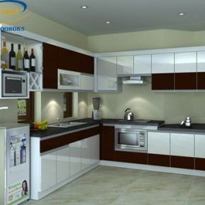Các mẫu tủ bếp đẹp Hải Phòng, Mẫu thiết kế tủ bếp nhựa đẹp Hải Phòng
