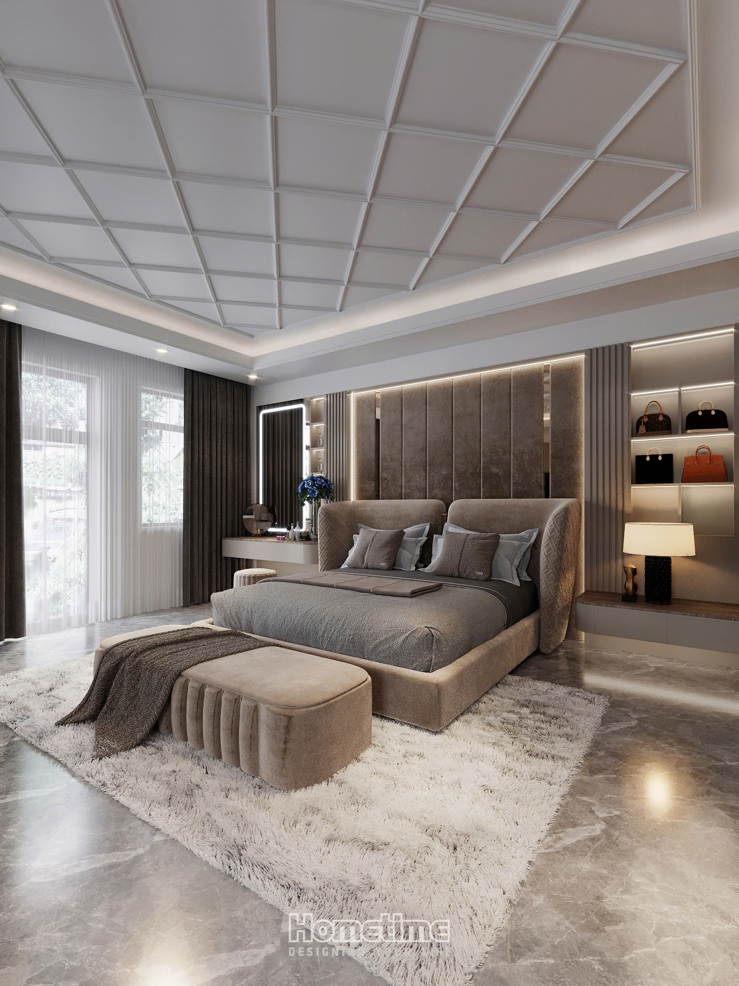 Cận cảnh chiếc giường ngủ êm ái