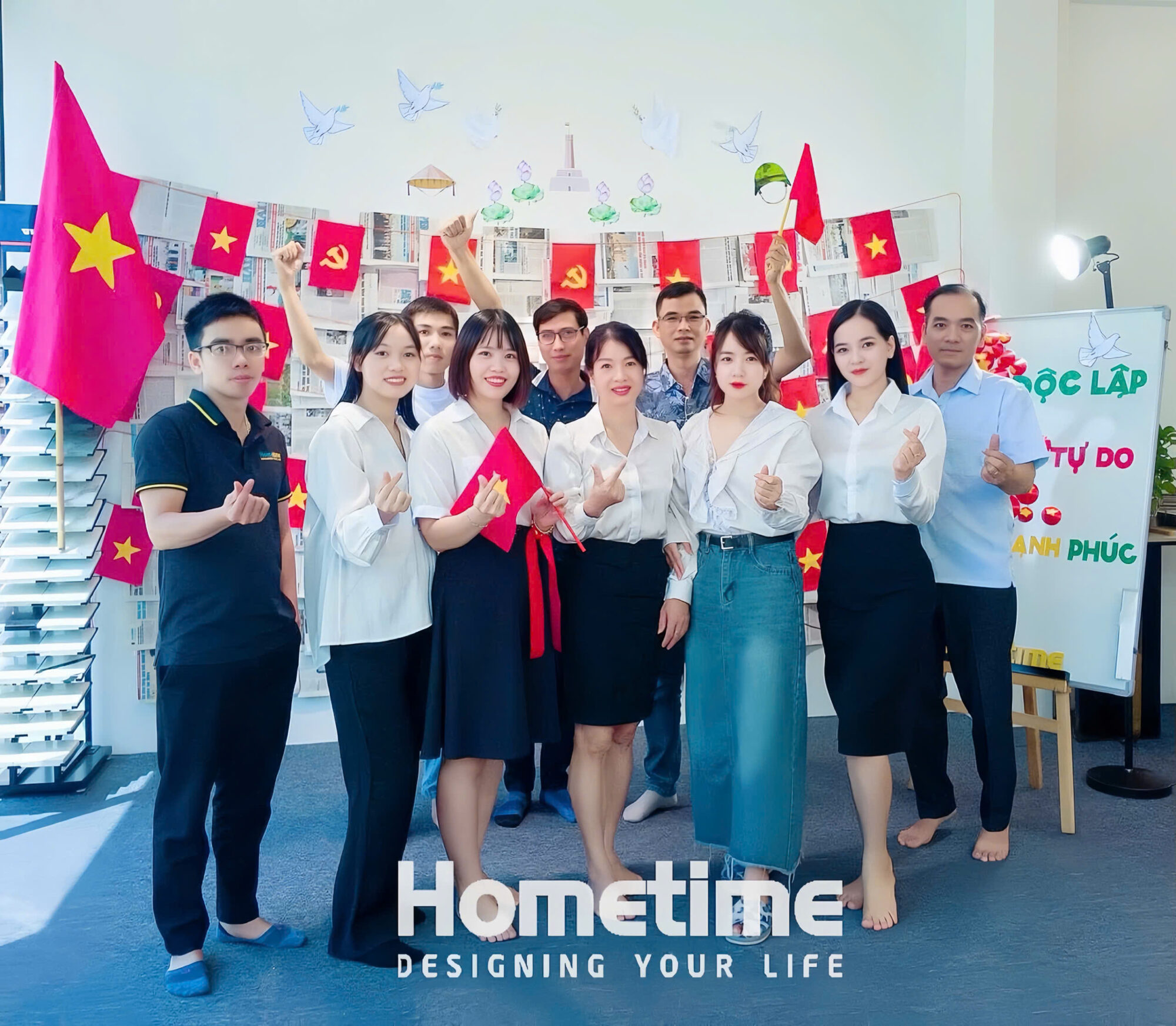 Nội thất Hometime chào mừng Quốc khánh 2/9 – 80 năm hào khí rạng ngời