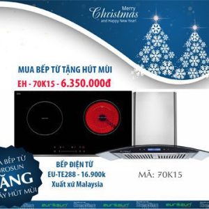 Mua Bếp từ EU-TE288 Eurosun, Tặng Hút Mùi Trị Gía 6.350k