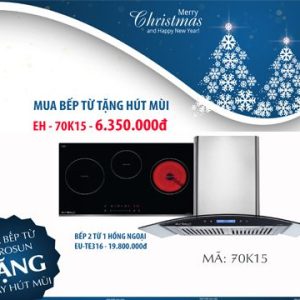 Mua bếp điện từ Eurosun EU-TE316, Tặng Hút mùi EH-70F15 6.350.000