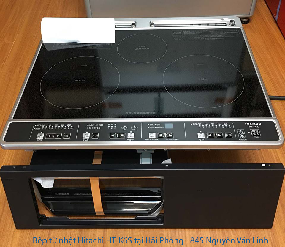 chi tiết bếp từ nội địa nhật hải phòng hitachi k63 nhập khẩu