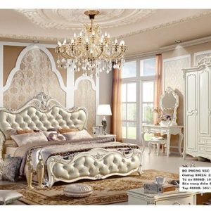 Giường tân cổ điển 8802 – Phong cách hoàng gia tại Hải Phòng