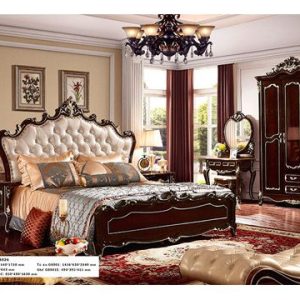 Giường ngủ tân cổ điển đẹp GNKG8826, Nội thất đẹp Hải Phòng