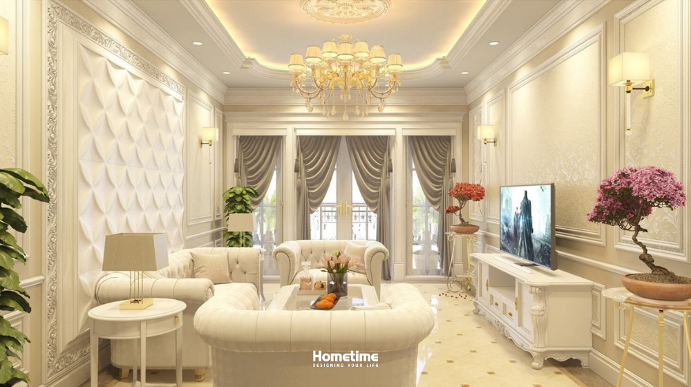Nội Thất Tân Cổ Điển - Đặc điểm và mẫu thiết kế đẹp